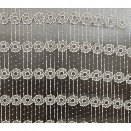 Modulable Macramé Largeur 45cm Fleur Ecru