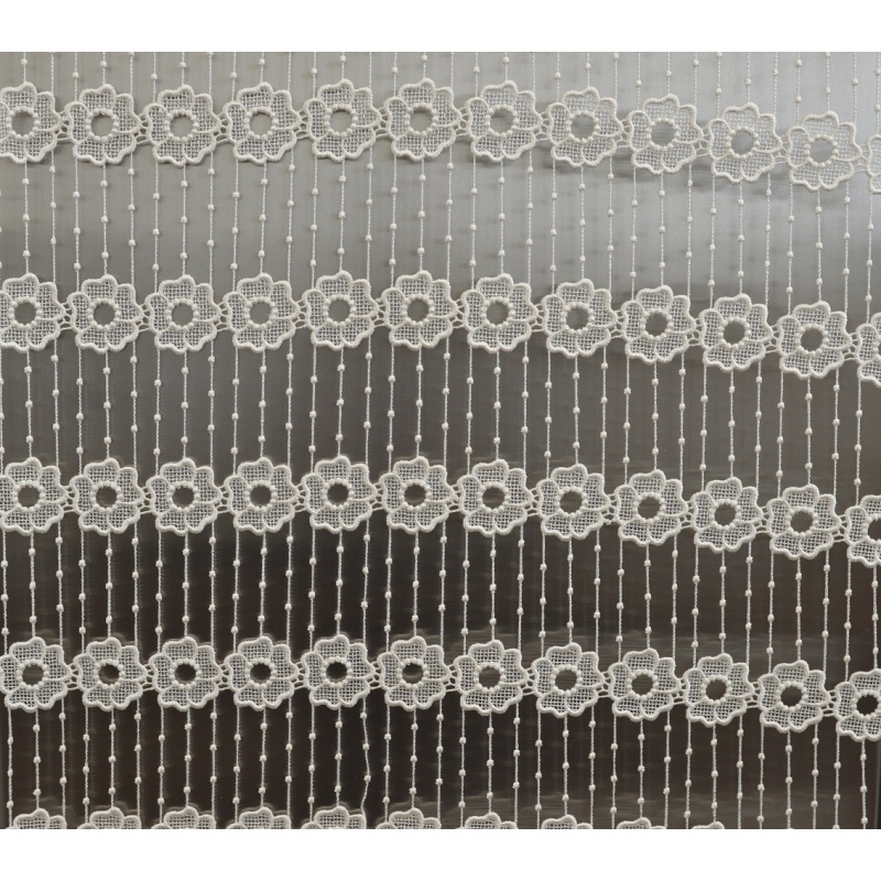 Modulable Macramé Largeur 45cm Fleur Ecru