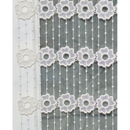 Modulable Macramé Largeur 60cm Fleur Blanc 