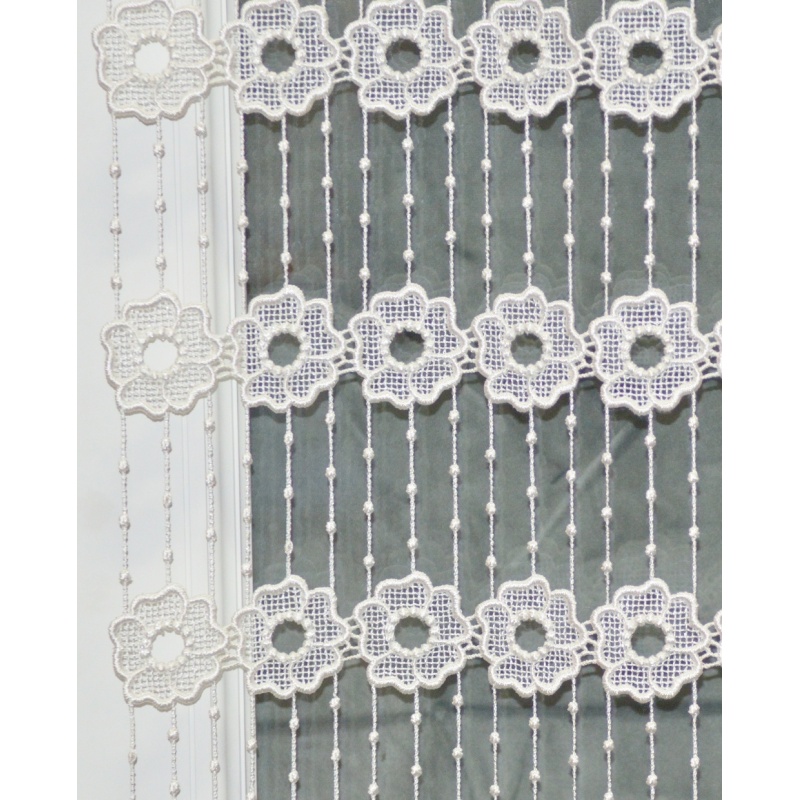 Modulable Macramé Largeur 60cm Fleur Blanc 