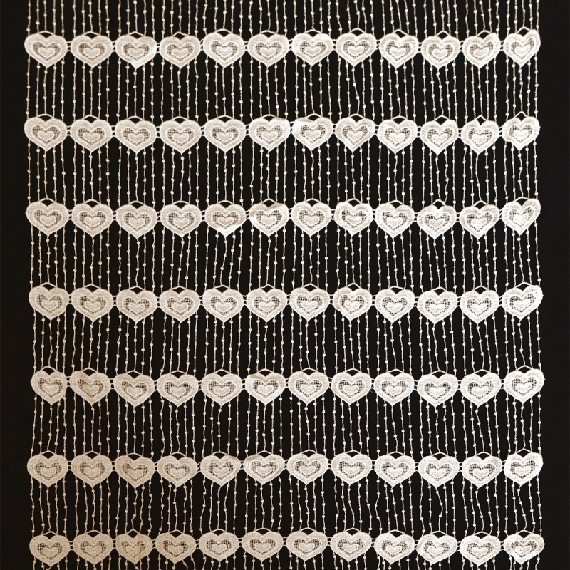 Modulable Macramé Largeur 60cm Coeur Ecru 