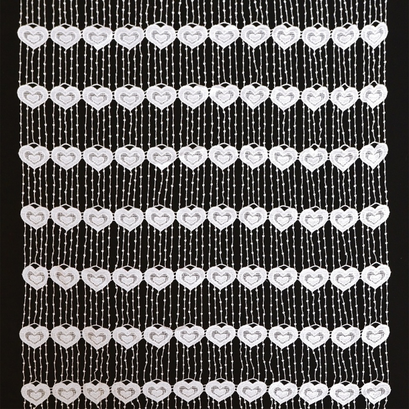 Modulable Macramé Largeur 60cm Coeur Blanc