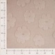 Tissu Fausse Fourrure Imprimé Fleur Sable 