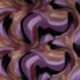 Tissu Polyviscose Imprimé Camouflage Lilas 