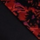Tissu Polyviscose Imprimé Fleurs Rouge