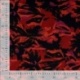 Tissu Polyviscose Imprimé Fleurs Rouge