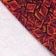 Tissu Viscose Stretch Imprimé Graphique Rouge
