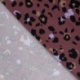 Tissu Twill de Viscose Imprimé Léopard Lilas