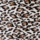 Tissu Satin de Viscose Imprimé Léopard Sable