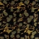 Tissu Satin de Viscose Imprimé Fleurs Kaki 