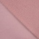 Tissu Bouclette Teddy Uni Vieux Rose 