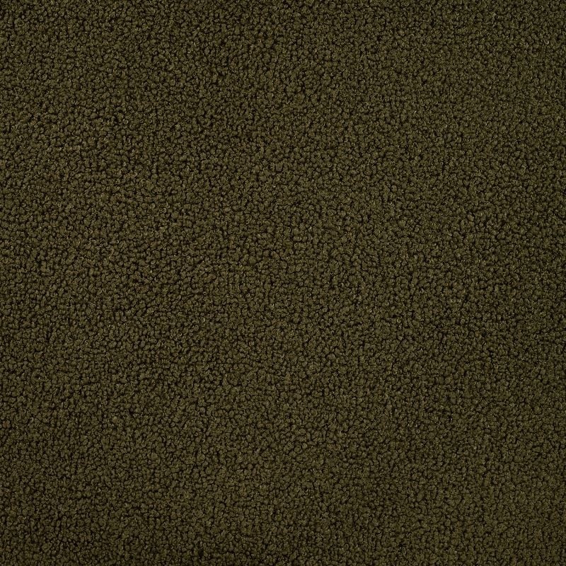 Tissu Bouclette Teddy Uni Kaki 