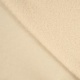 Tissu Bouclette Teddy Uni Ecru