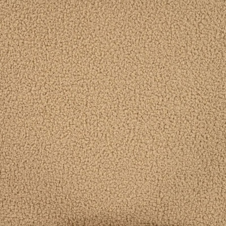 Tissu Bouclette Teddy Uni Sable