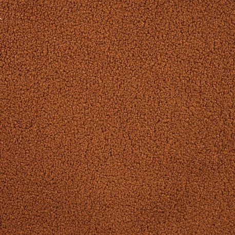 Tissu Bouclette Teddy Uni Cognac 
