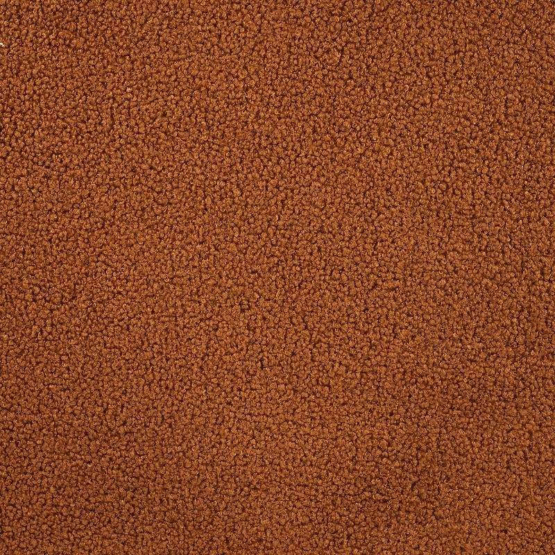 Tissu Bouclette Teddy Uni Cognac 