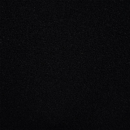 Tissu Bouclette Teddy Uni Noir