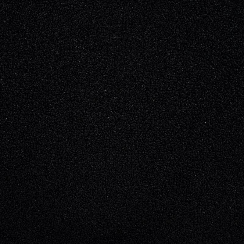 Tissu Bouclette Teddy Uni Noir