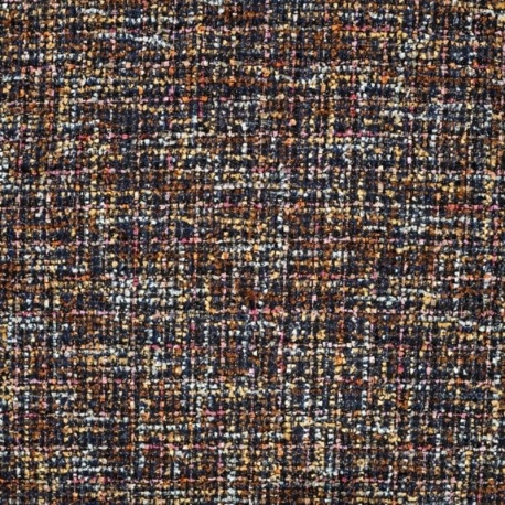 Tissu Boucle Mia Bleu Marine 