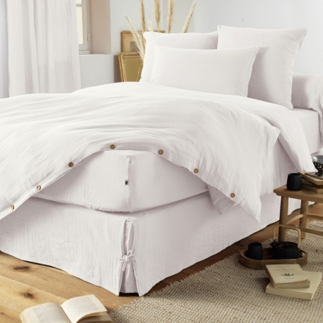 Linge de lit Gaze de Coton Gaïa Chantilly - L'effet papillon