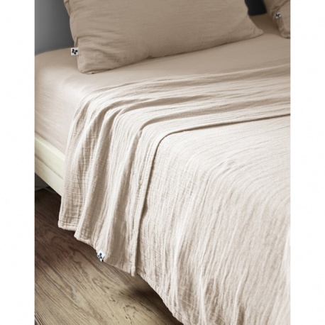 Linge de lit Gaze de Coton Gaïa Pampa - L'effet papillon