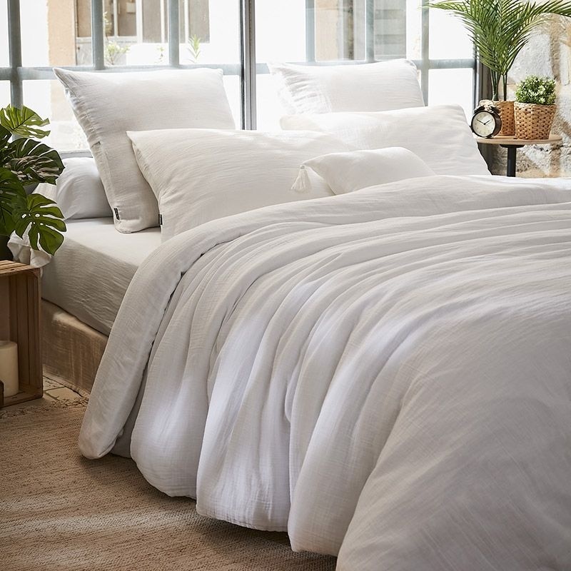 Linge de lit Gaze de Coton Gaïa Chantilly - L'effet papillon