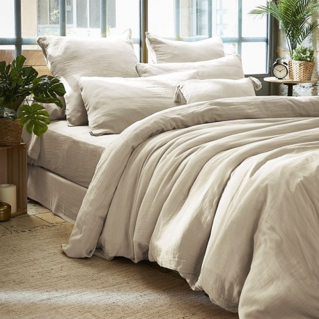 Linge de lit Gaze de Coton Gaïa Pampa - L'effet papillon