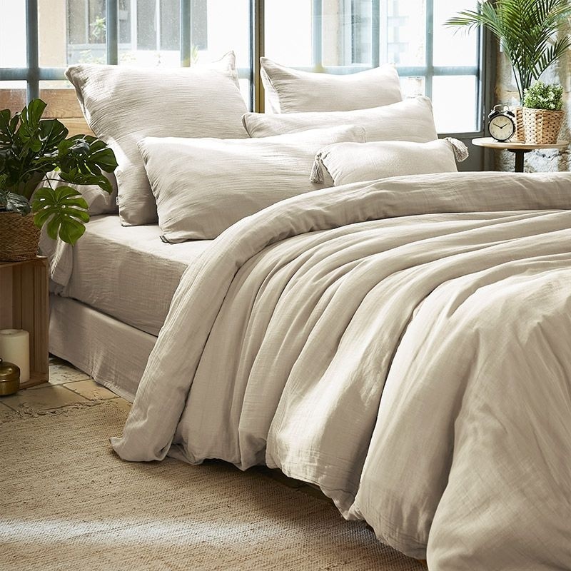 Linge de lit Gaze de Coton Gaïa Pampa - L'effet papillon