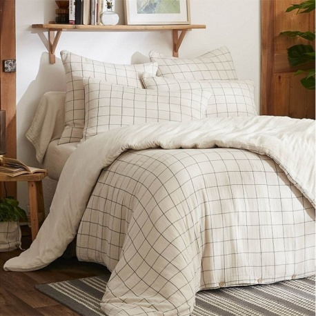 Linge de Lit Gaze de Coton Gaïa Match Pampa - L'effet papillon