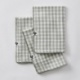 Lot 3 Serviettes Vickie Gaze de Coton Eucalyptus - L'effet papillon