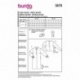 Patron Burda 5678 Robe Chemisier 36-48 