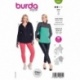 Patron Burda Curvy 5691 Tshirt de Sport 46-60