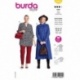 Patron Burda Curvy 5693 Robe Chemisier 46-60