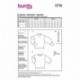 Patron Burda 5716 Sweatshirts 36-46