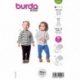 Patron Burda Kids 9203 Vestes 68-104 cm
