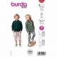 Patron Burda Kids 9208 Pantalons de Jogging 104-146 cm