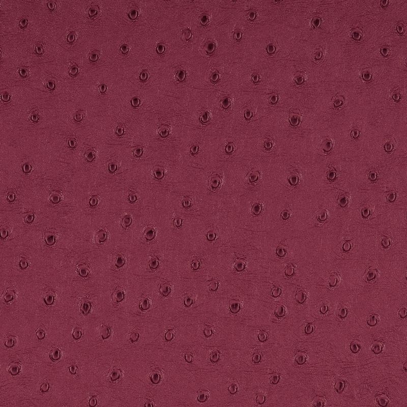 Tissu Autruche Simili Bordeaux 