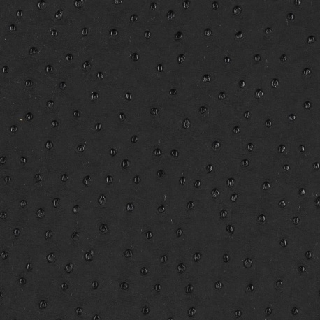 Tissu Autruche Simili Noir 
