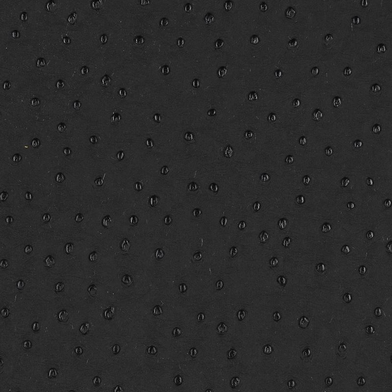 Tissu Autruche Simili Noir 