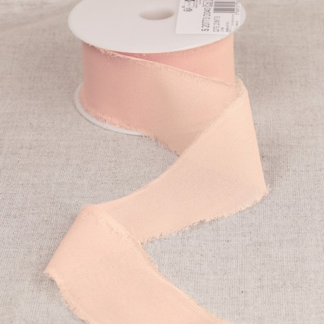 Ruban mousseline effiloché