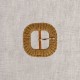 Boucle ceinture 5cm  Beige pierre