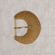 Boucle ceinture 5cm  Beige pierre