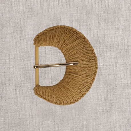 Boucle ceinture 5cm  Beige pierre