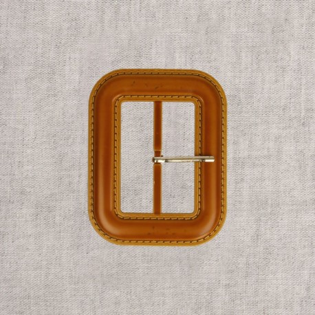 Boucle ceinture 6cm  Camel
