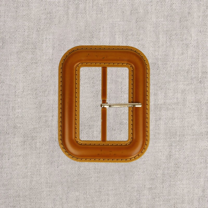 Boucle ceinture 6cm  Camel