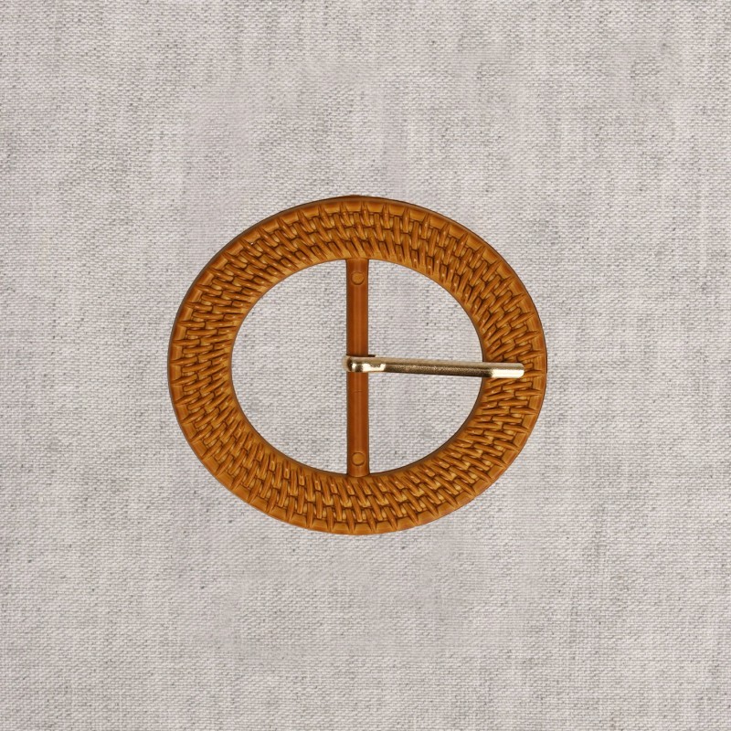 Boucle ceinture 5cm  Camel