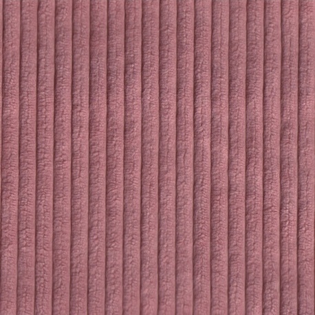 Tissu Velours Côtelé Huggy Bois de Rose