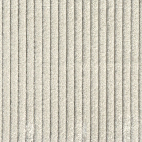 Tissu Velours Côtelé Huggy Ecru