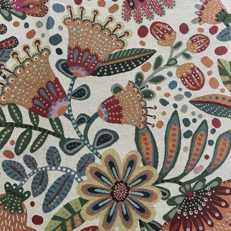 Tissu Jacquard Imprimé Gina Multico 