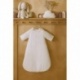 Tissu Broderie Anglaise Matelassé Simple Face Blanc